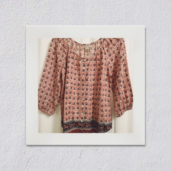 Lucky Brand Tops - Lucky Brand | XS | floral print peasant top